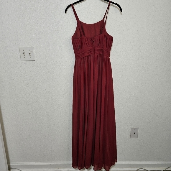 Azazie rose details maxi dress see description for sizing - Picture 9 of 13